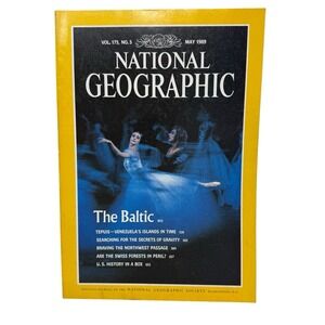 National Geographic Magazine May 1989 Vol. 175 No. 5 Baltic Gravity Swiss Forest